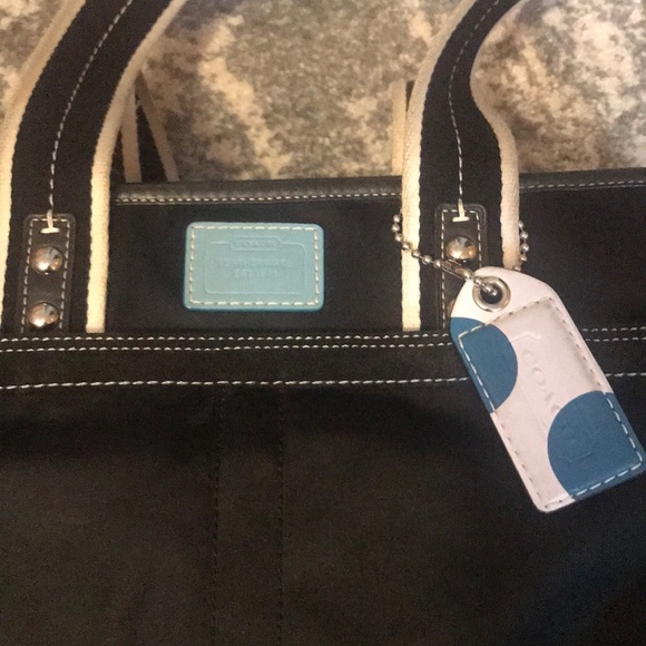 Black Nylon Coach Bag! - Picture 2 of 8